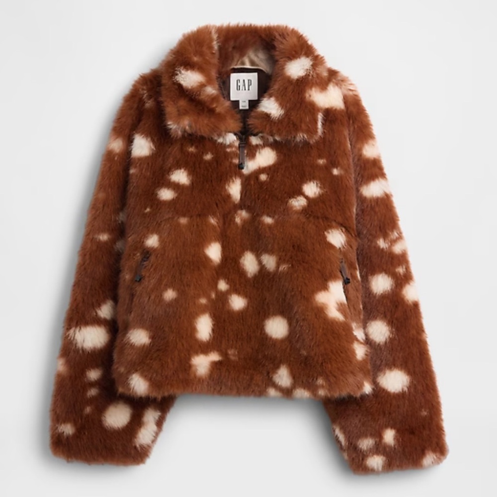 Sandy Liang Faux Fur Jacket